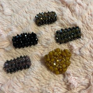Beaded rings lot